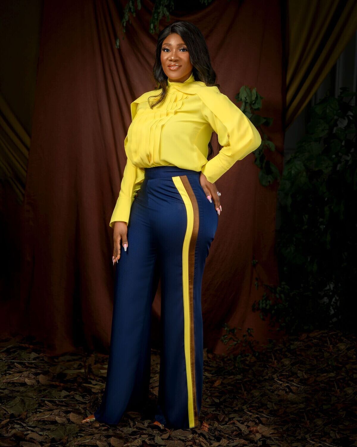 Clio draped blouse-5