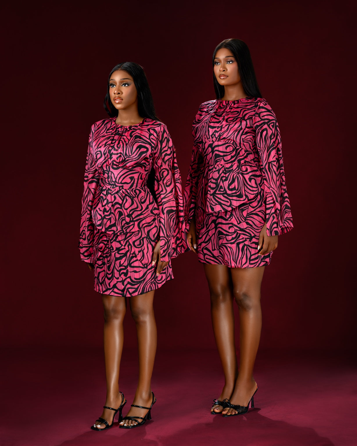 Zarae Wave Mini Dress-5