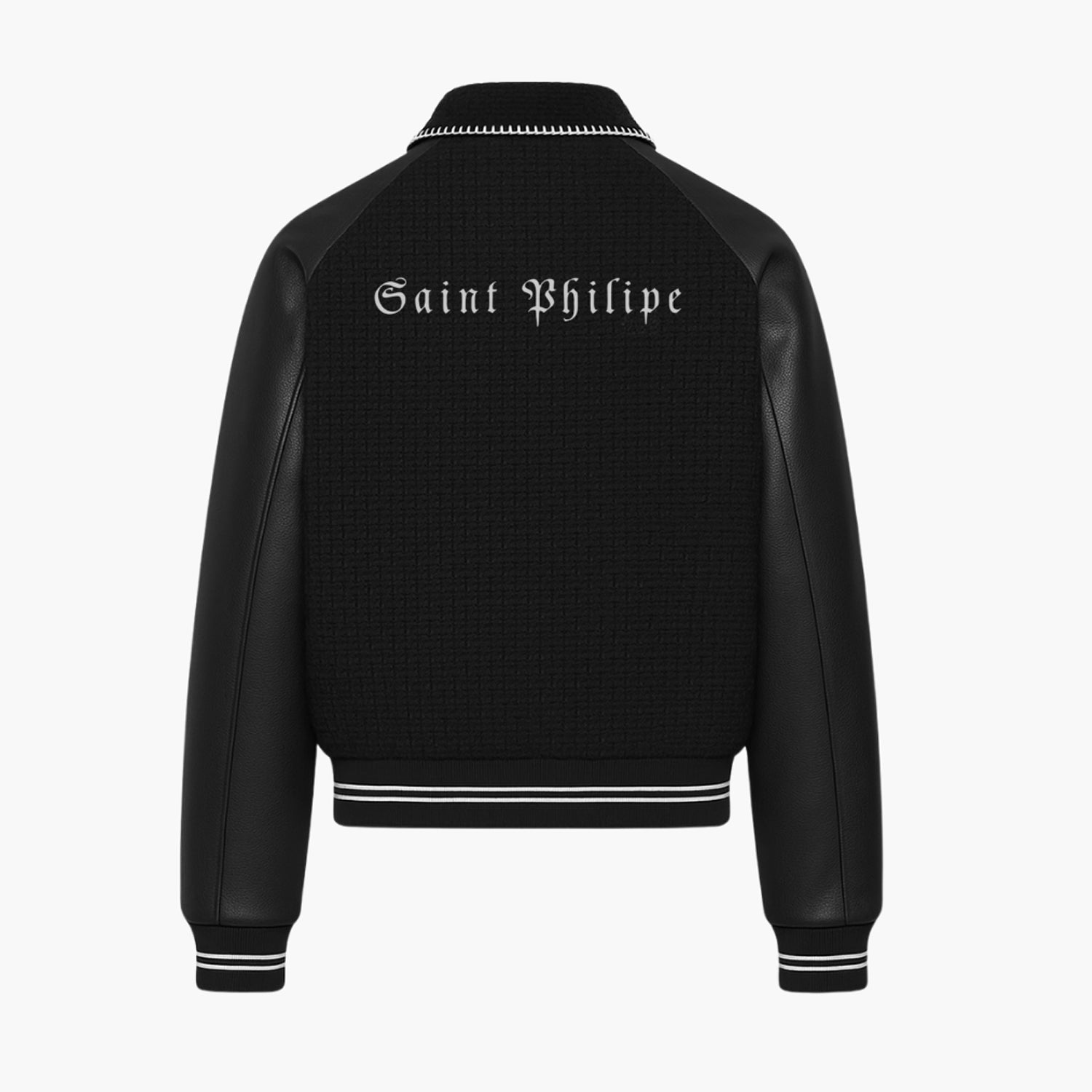 Saint Philippe Noir Varsity Jacket-2