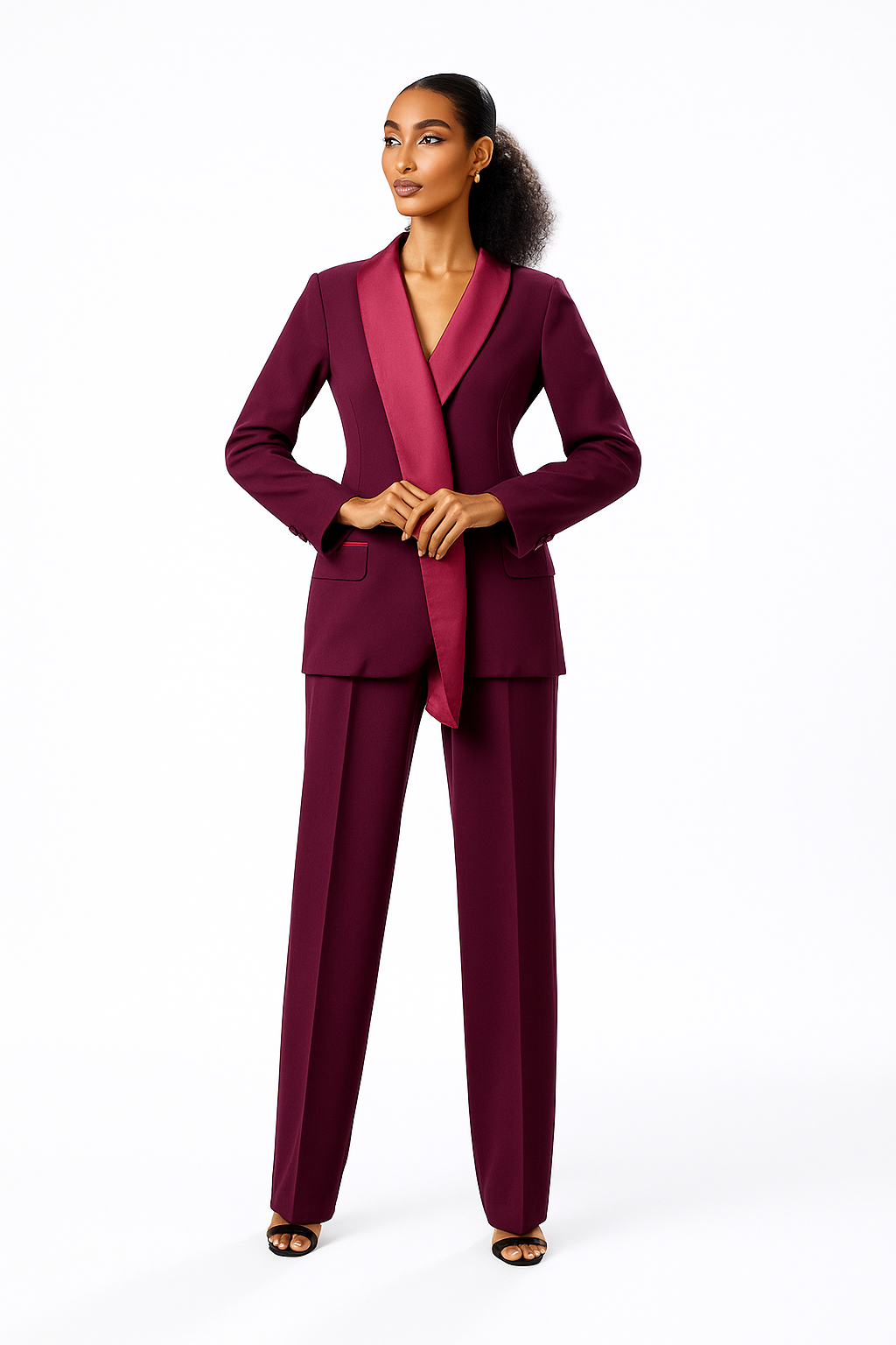 Mayfair Merlot Tux Suit set
