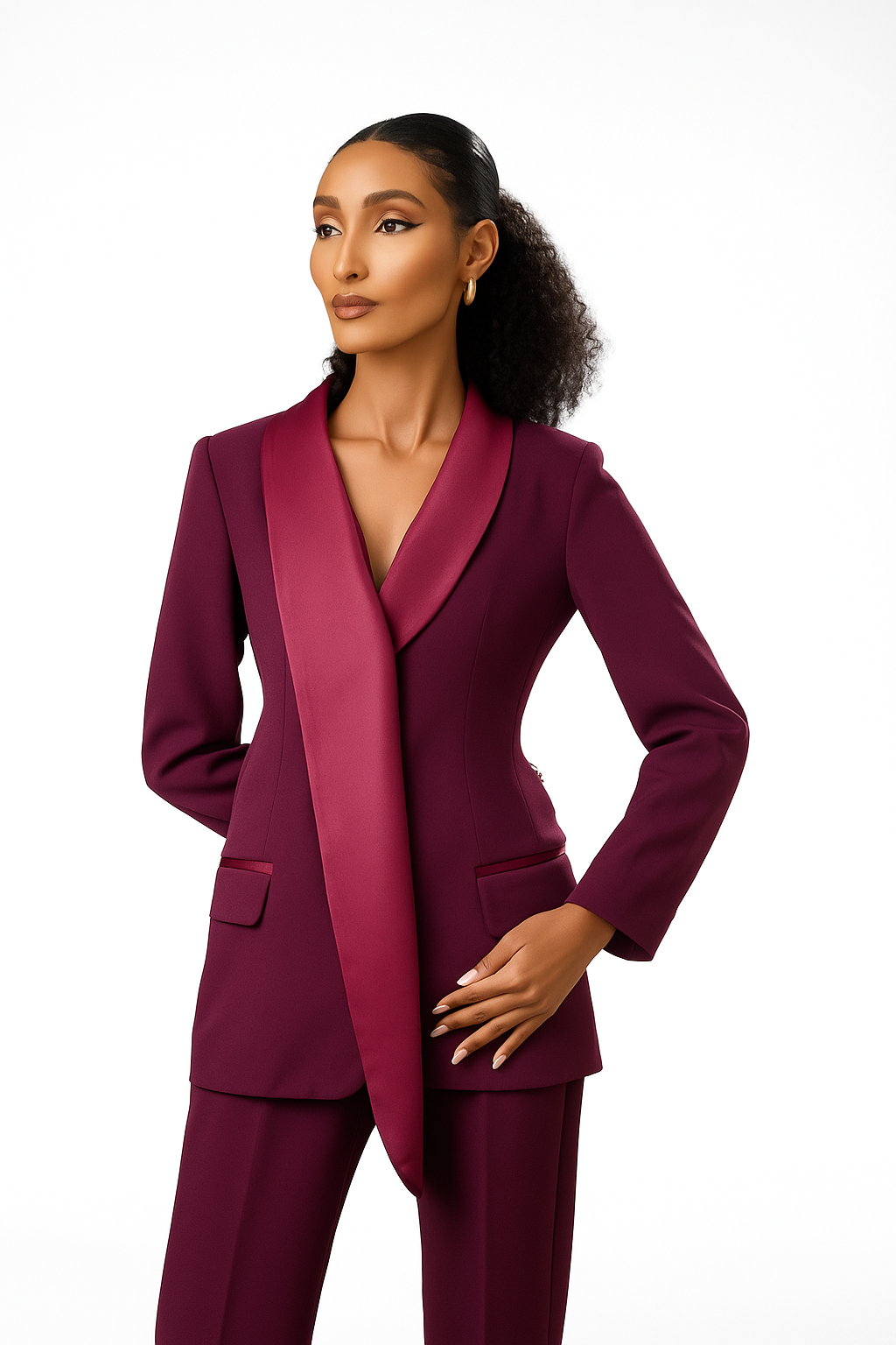 Mayfair Merlot Tux Suit set