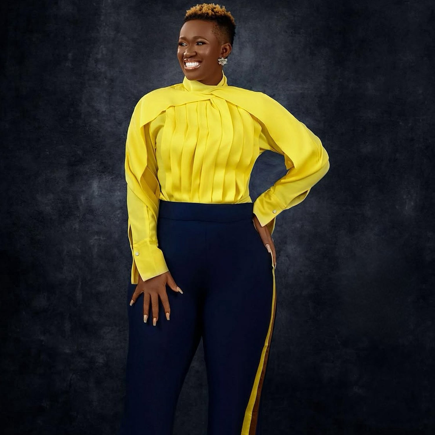 Clio draped blouse-4
