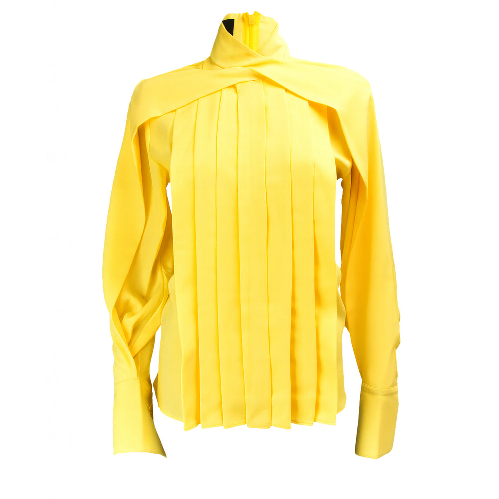Clio draped blouse