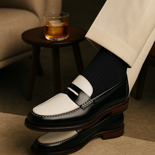 Black Aphiliyboi Penny Loafers