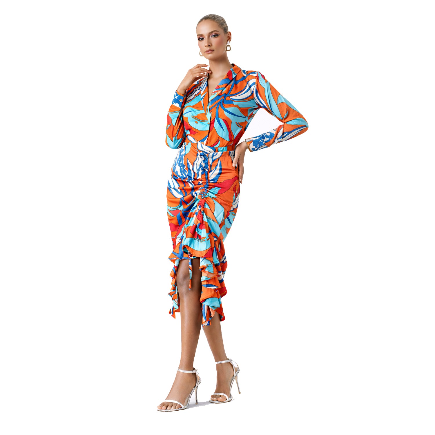 Ember Ruched Skirt Set-4