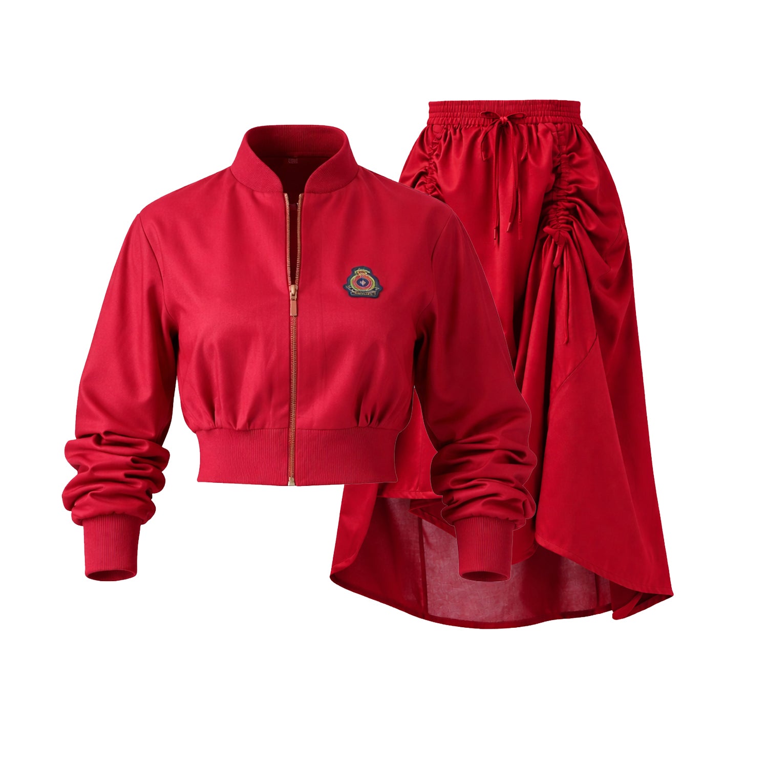 Garnet Ruched Set