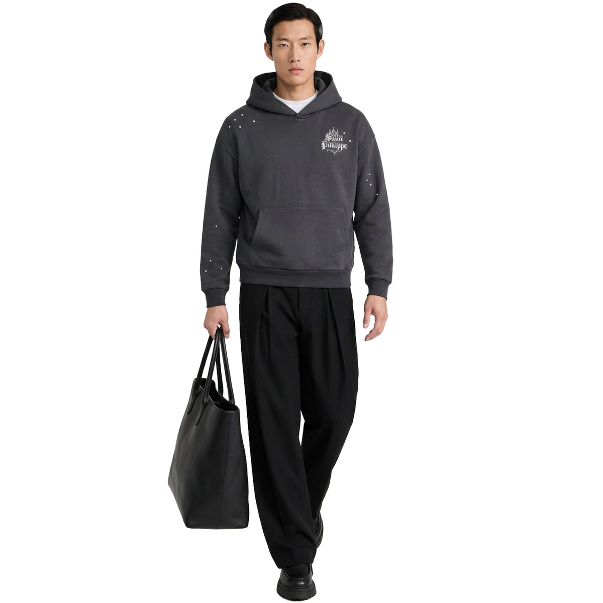 Saint Philippe Cathedral Noir Hoodie-3