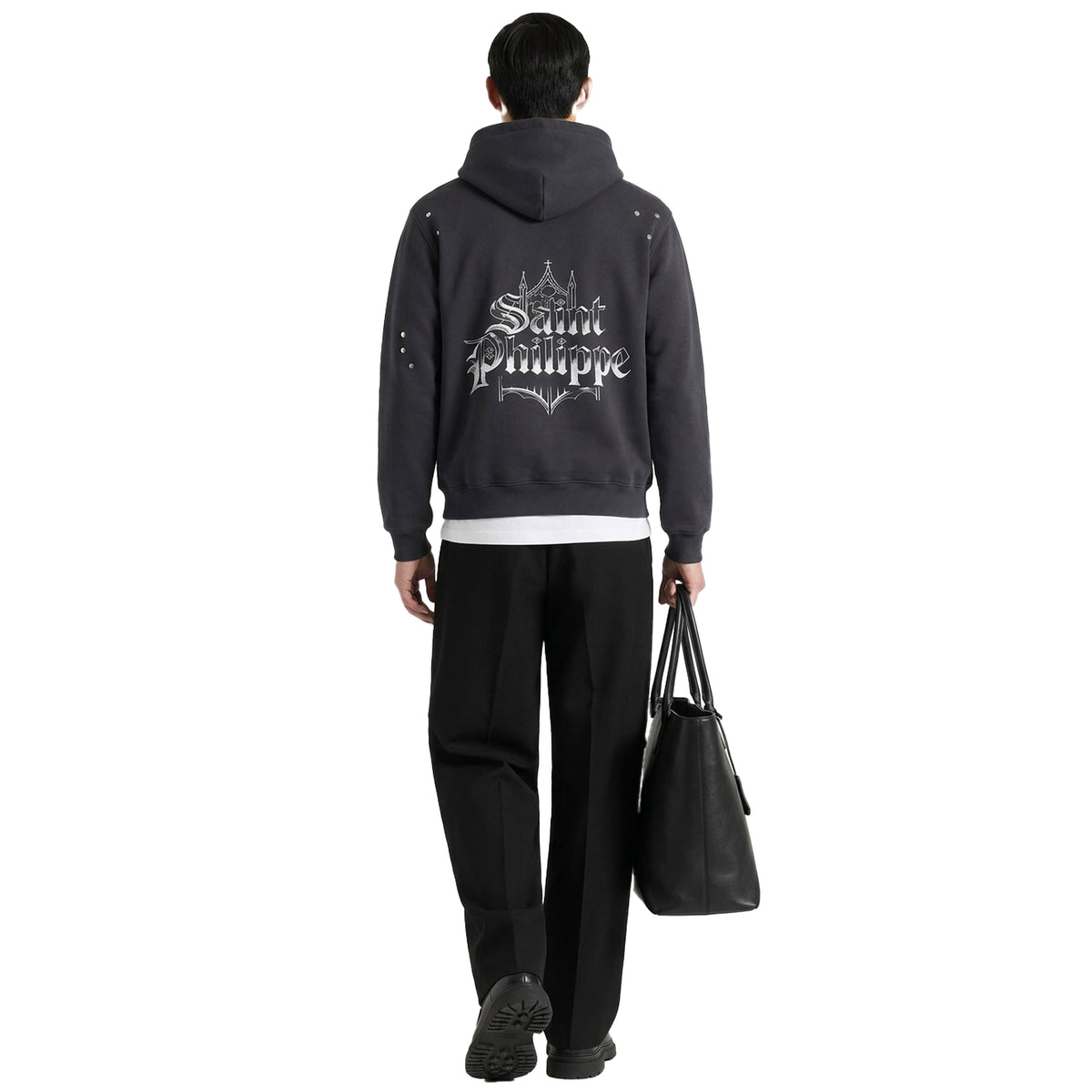 Saint Philippe Cathedral Noir Hoodie-2