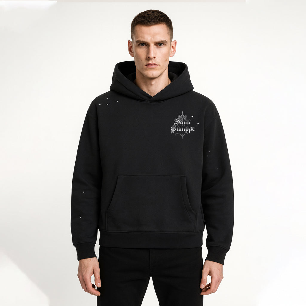 Saint Philippe Cathedral Noir Hoodie