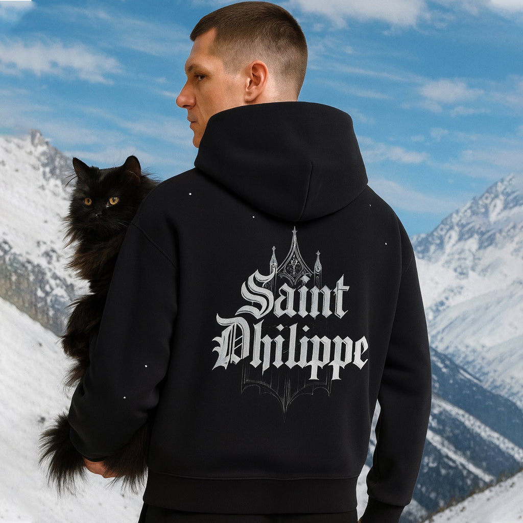 Saint Philippe Cathedral Noir Hoodie