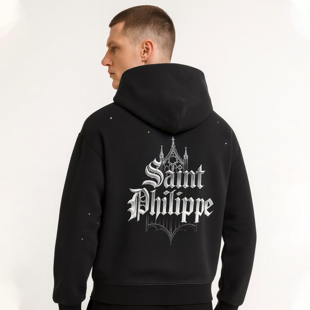 Saint Philippe Cathedral Noir Hoodie