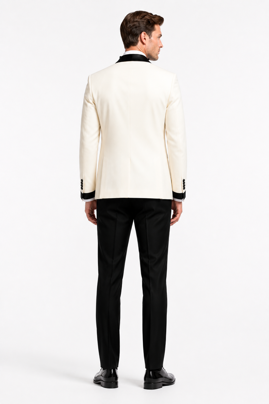 Rasmey Ivory Tuxedo Suit-3