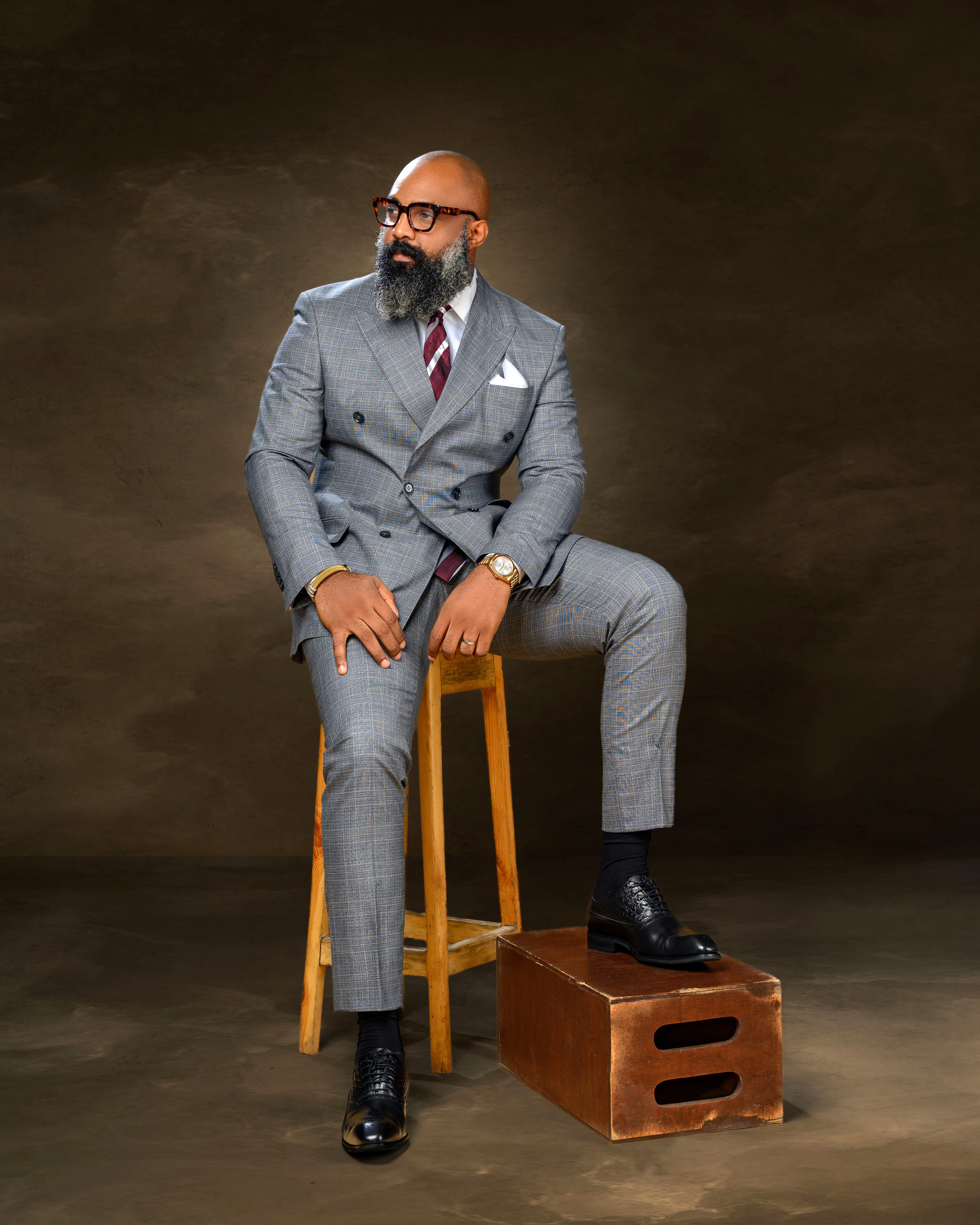 Mr Sam Double Breasted Suit