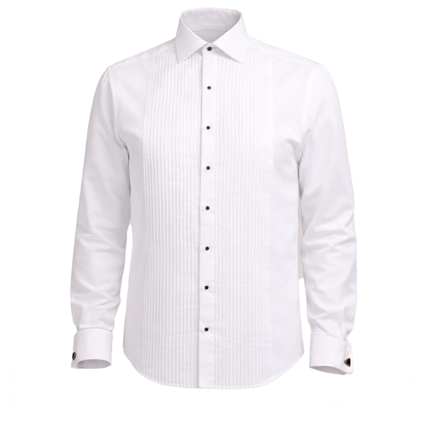 Classic Pleated Tuxedo Shirt