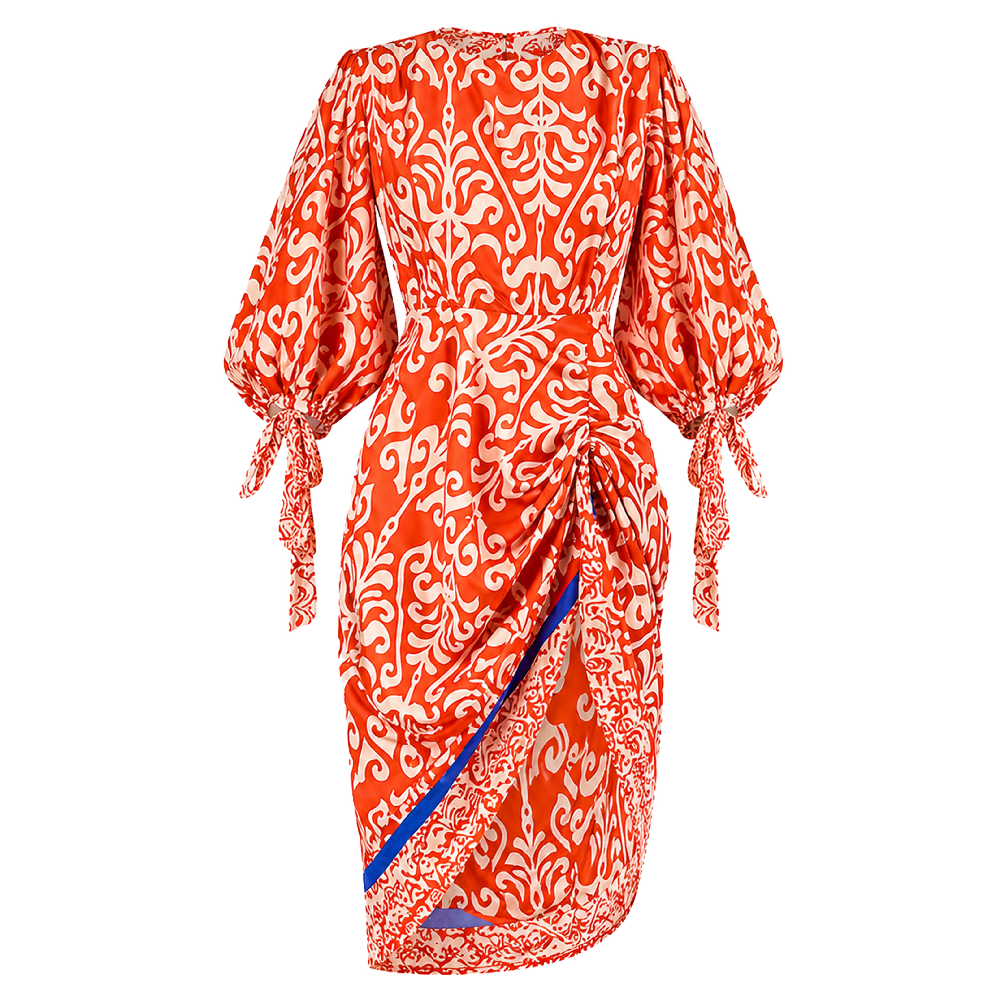 Vermillion Drape Dress
