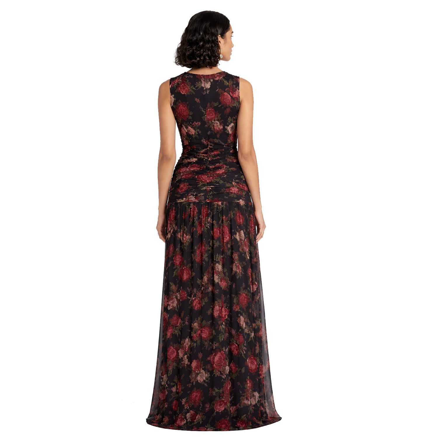 Midnight Rose Drape Gown