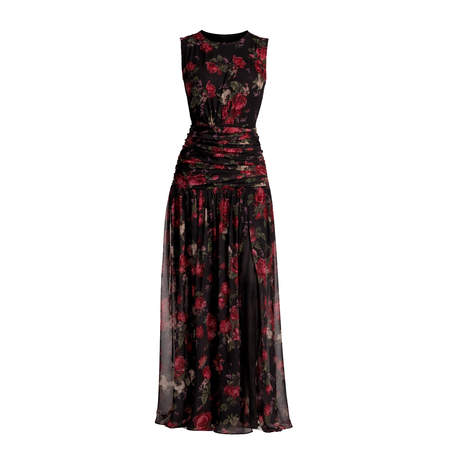 Midnight Rose Drape Gown